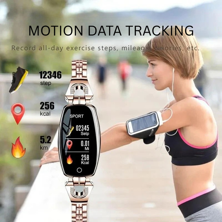 Get fit with FitStyle! Women's waterproof health monitor & activity tracker.