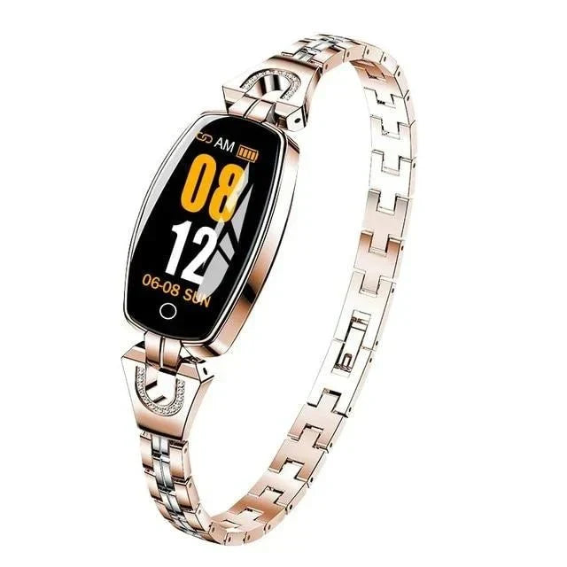FitStyle women's fitness tracker: waterproof health monitor with heart rate & sleep tracking.