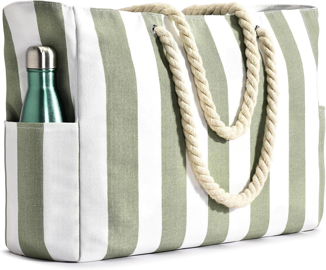 Roomy waterproof beach tote for carrying all your gear, in purple.