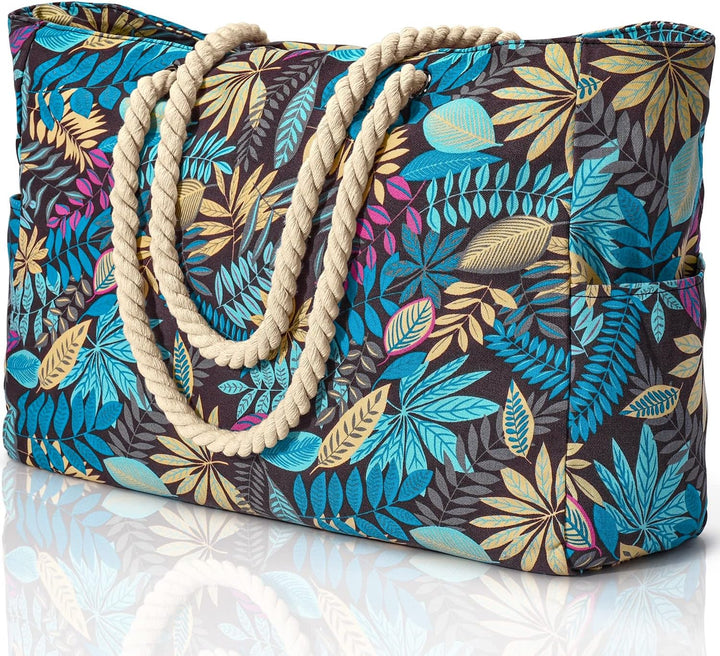 Fashionable waterproof oversized tote, a stylish summer choice, in coral.