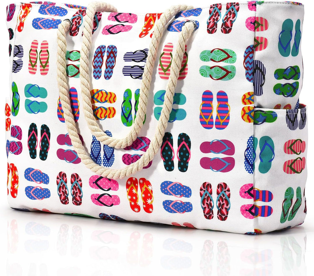 Versatile beach tote, waterproof and sandproof, suitable for any outing.