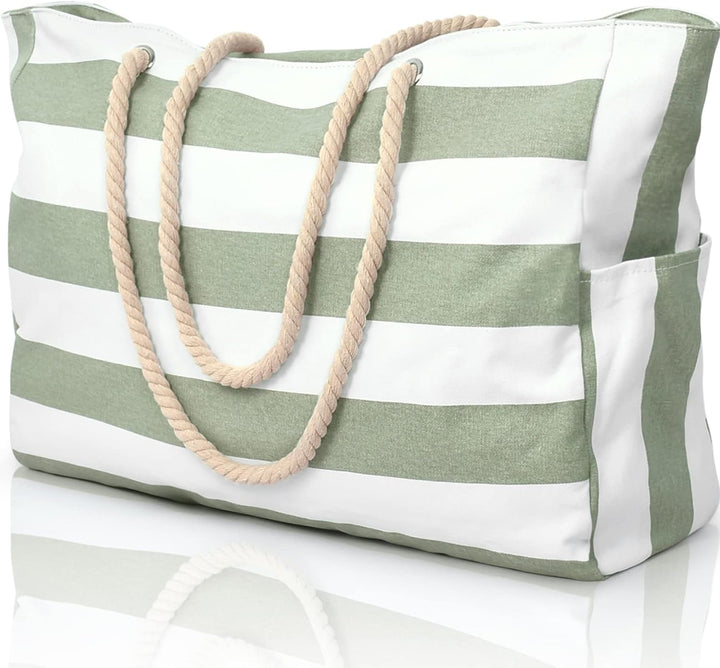 The perfect oversized beach tote for a day at the shore.