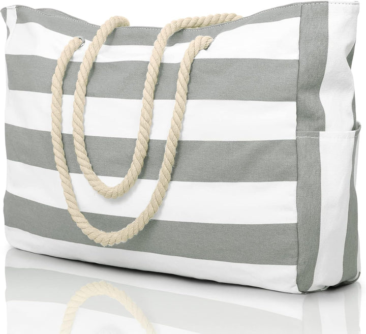 Sandproof beach bag, a practical choice for seaside relaxation.