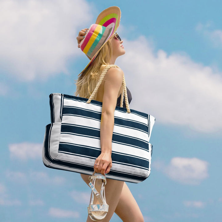 The ultimate waterproof tote for beach and pool adventures.