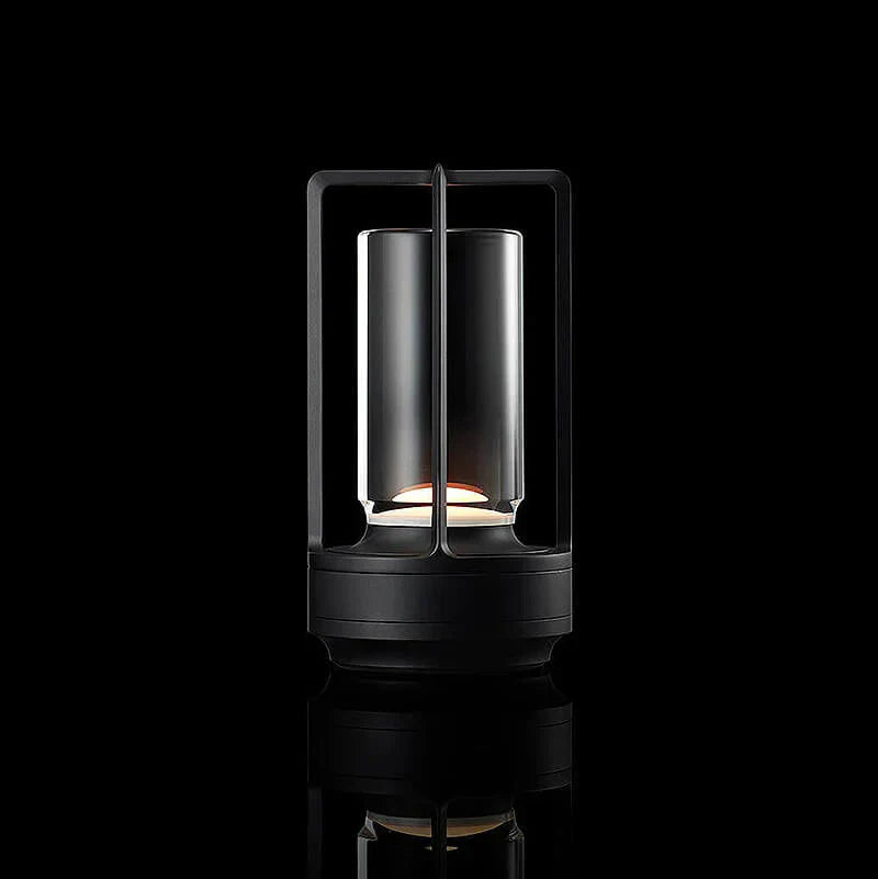 Portable crystal LED lamp, waterproof & dimmable, perfect for atmospheric home decor.