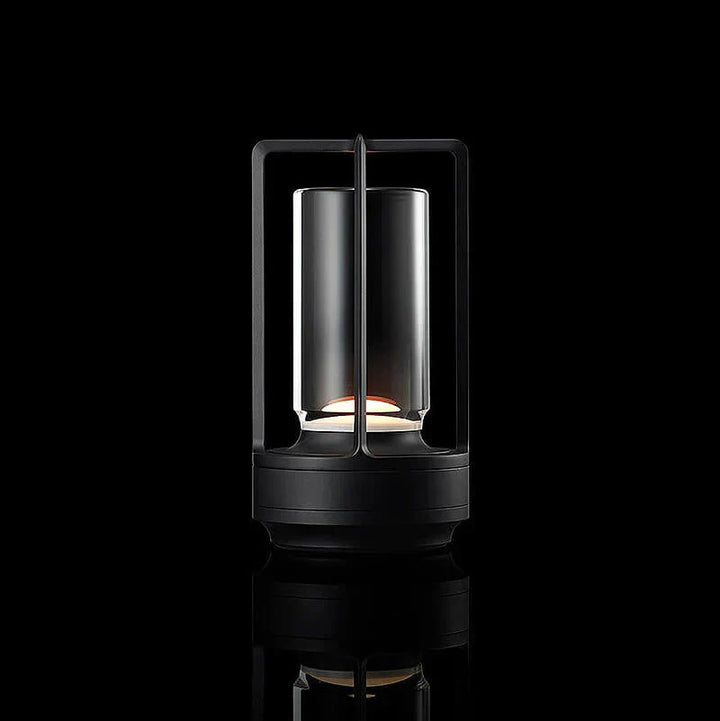 Portable crystal LED lamp, waterproof & dimmable, perfect for atmospheric home decor.