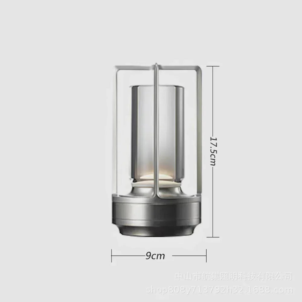 Waterproof portable LED crystal lamp, provides vibrant RGB lighting for parties or decor.