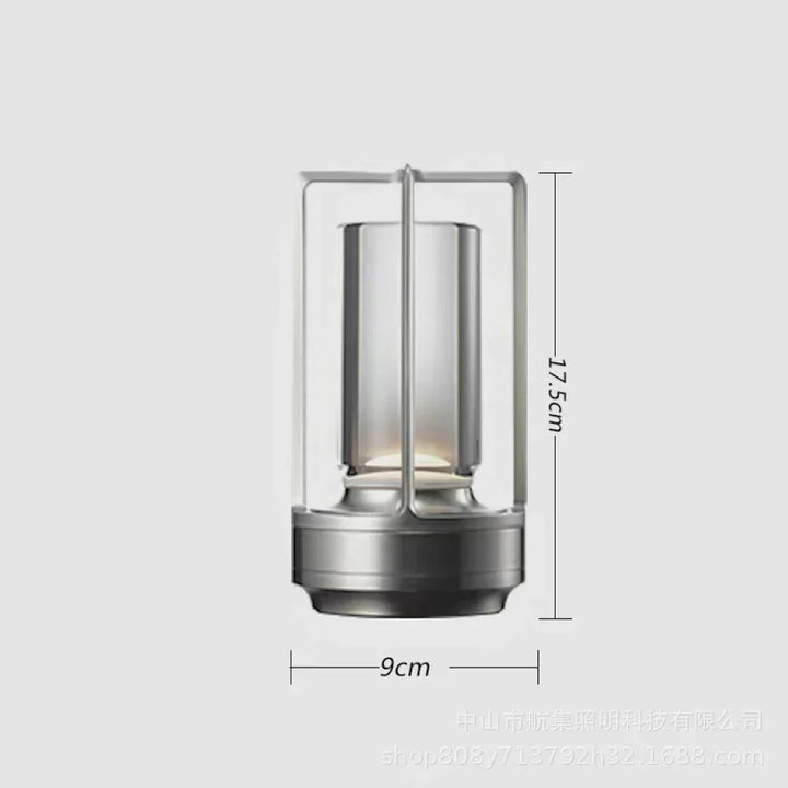 Waterproof portable LED crystal lamp, provides vibrant RGB lighting for parties or decor.