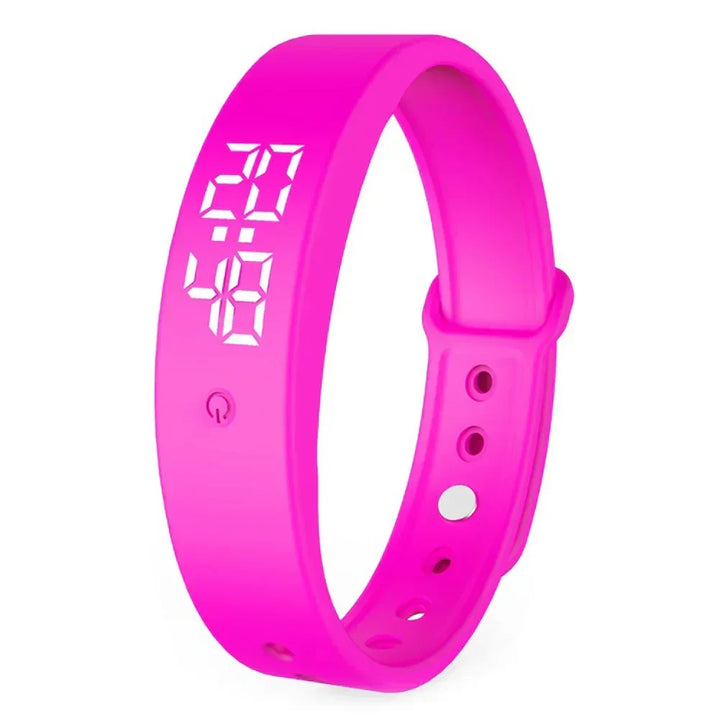 Unisex waterproof digital smartwatch with accurate fitness tracking, health monitoring, and silent vibration alerts.