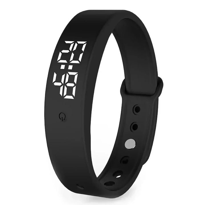 Durable waterproof smartwatch with silent vibration alerts, ideal for active lifestyles & health monitoring.