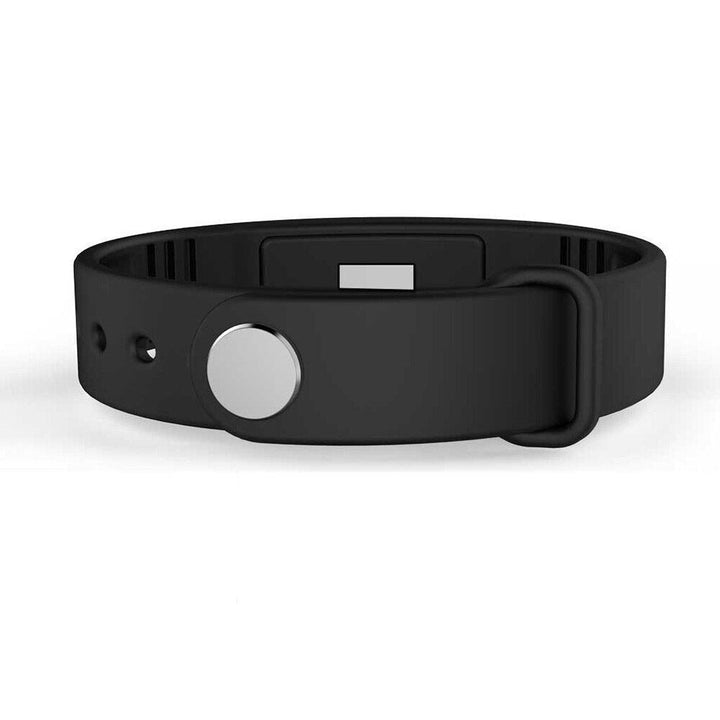 Activity tracker smartwatch with a comfortable silicone strap, waterproof design, and discreet silent vibration alarms.