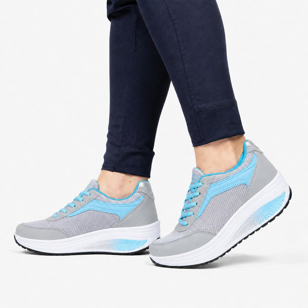 Supportive women's Wave orthopedic walking shoes with sole support for ultimate comfort.