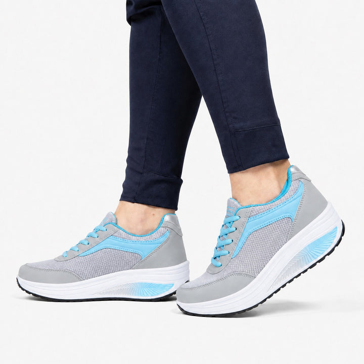 Supportive women's Wave orthopedic walking shoes with sole support for ultimate comfort.