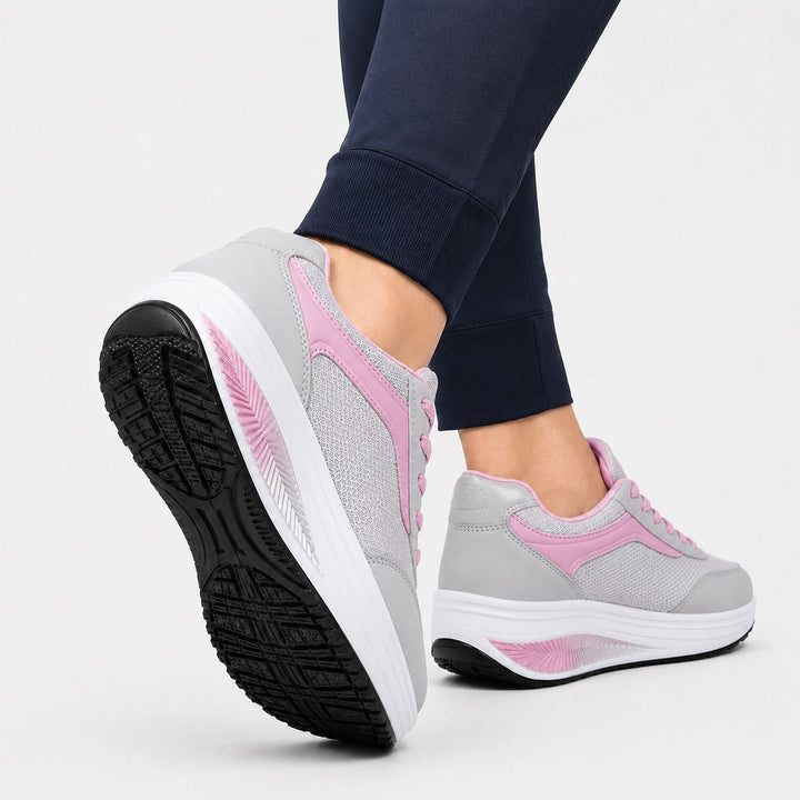 Women's Wave orthopedic walking shoes engineered for foot pain relief and cushioned support.