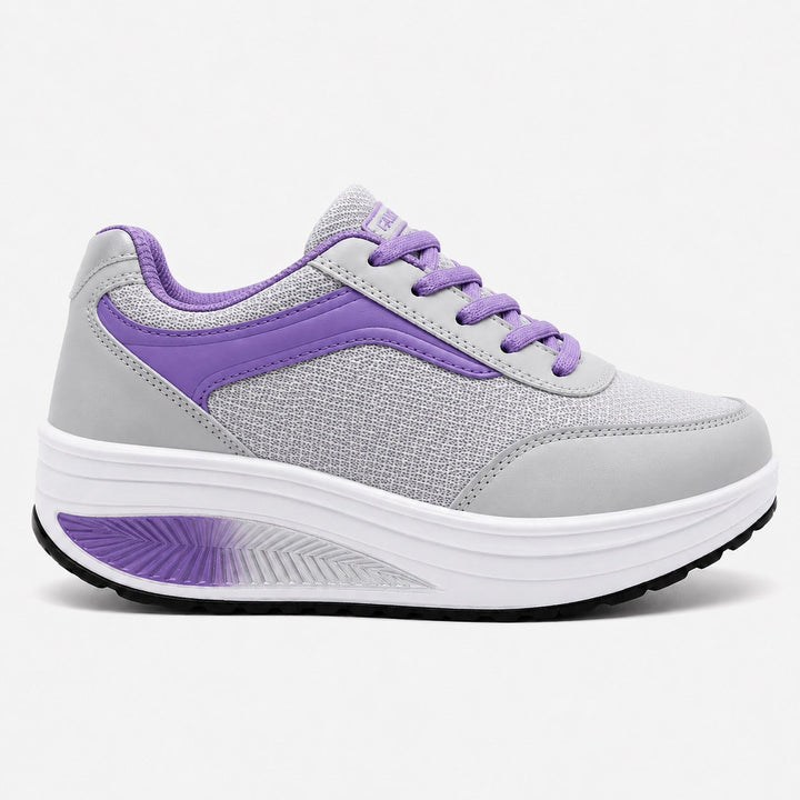 Active women's Wave orthopedic walking shoes, providing cushioned support for athletic & daily use.
