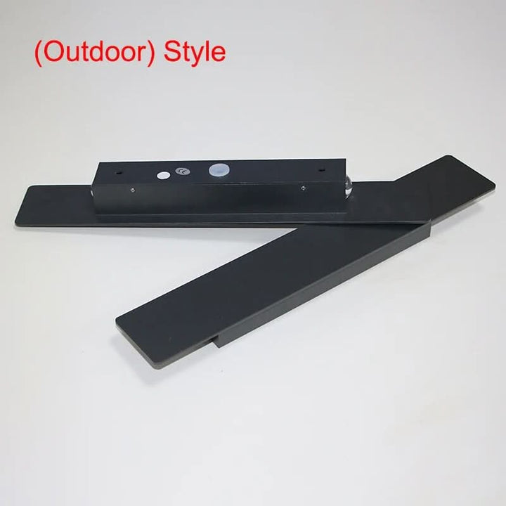 Close-up of durable, energy-efficient outdoor LED wall light, showcasing its weather-resistant construction.