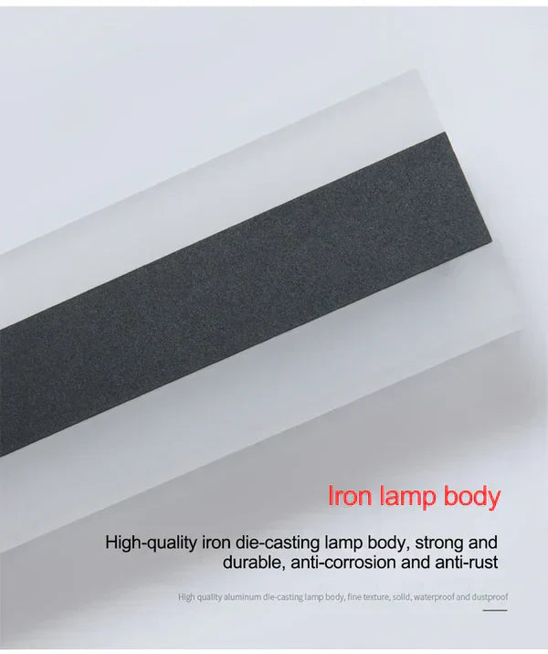 Contemporary outdoor wall light, built to withstand the elements for long-lasting use