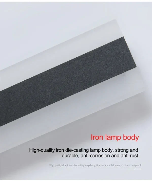 Contemporary outdoor LED wall lighting for patios and entryways, enhancing curb appeal.