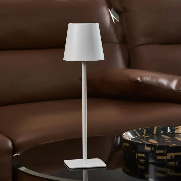 Cordless rechargeable LED table lamp by Nvroome, ideal for patio & accent lighting.