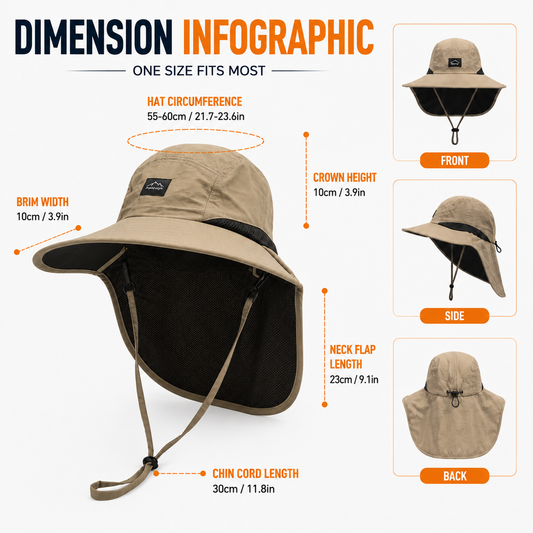 Essential summer wide-brim sun hat for unisex wear, providing UV protection for all outdoor recreational activities.