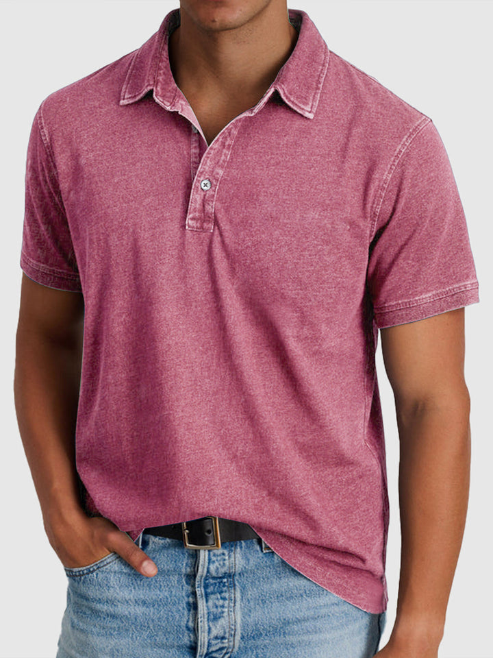 Men's regular fit short sleeve polo shirt, comfortable & classic for casual everyday fashion.