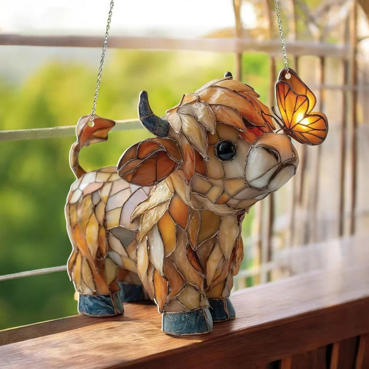 Acrylic magical sun catcher creating dazzling light. Bohemian home accent for windows, a unique light catcher.