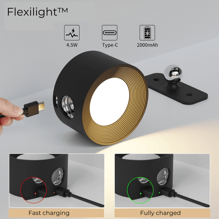 Easy-to-install wireless LED lamp with magnetic mount, touch control, and 360° rotation for flexible lighting.