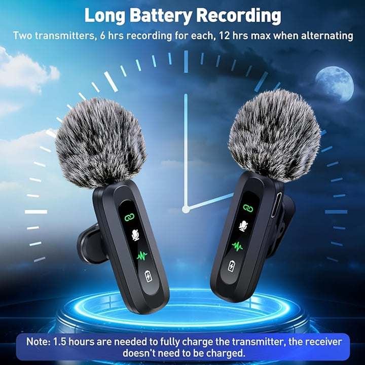 High-quality USB-C microphone for clear smartphone audio