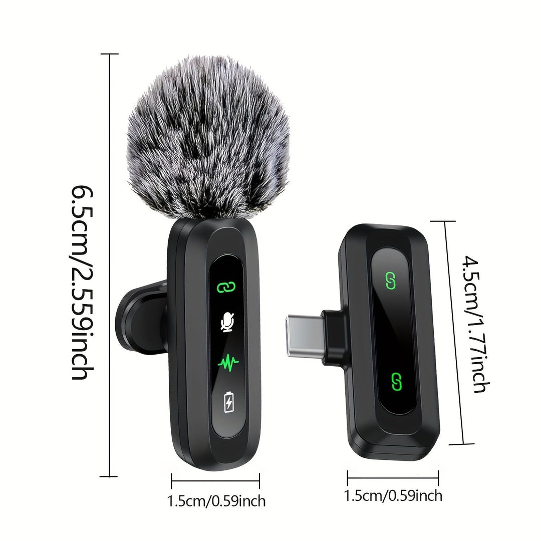 Easy-to-use wireless lav mic for interviews and presentations