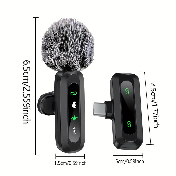 Easy-to-use wireless lav mic for interviews and presentations