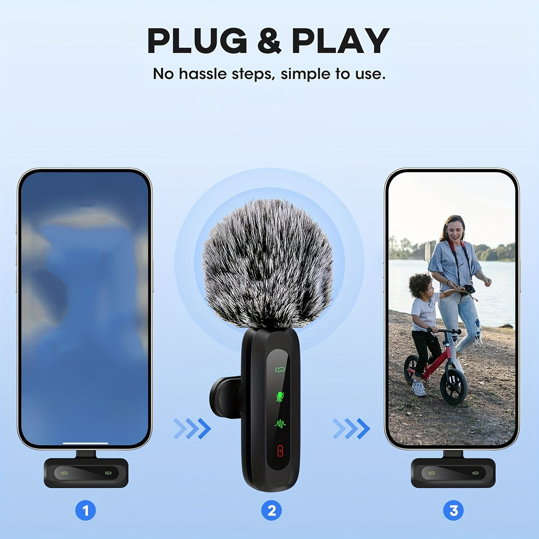 Compact USB-C microphone designed for mobile content creators