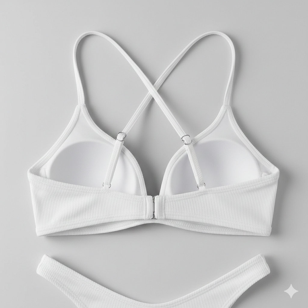 Enjoy the summer in this chic and adjustable bikini swimwear.