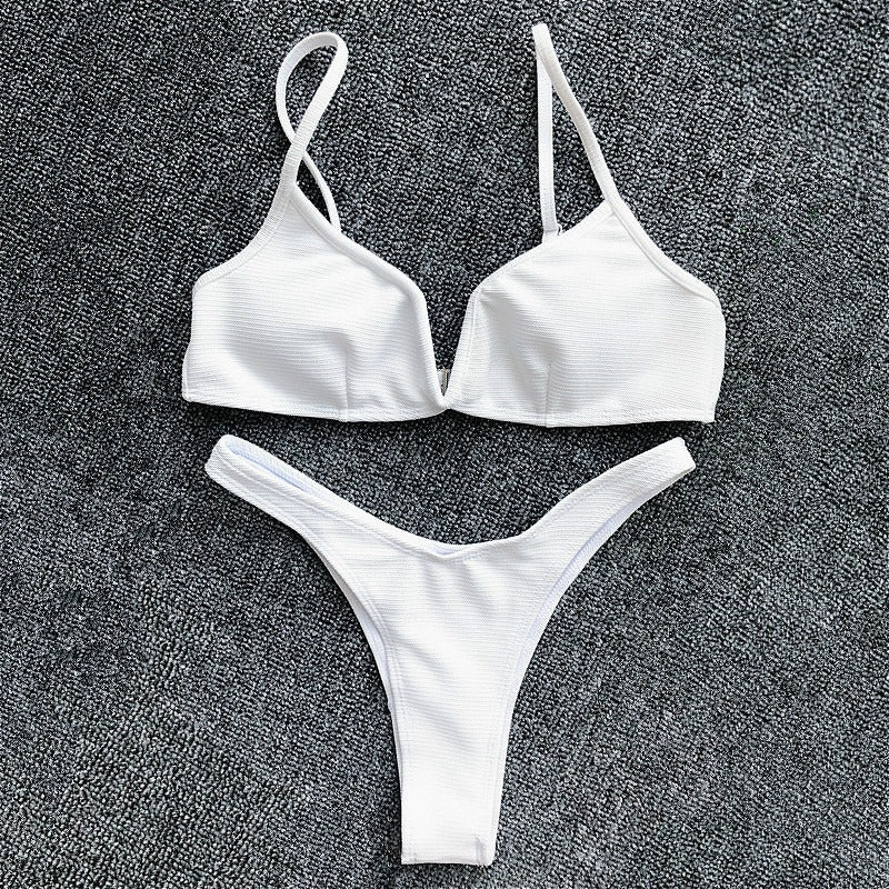 The ultimate beachwear: a comfortable and adjustable bikini for women.