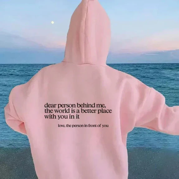 Women's "Alex" graphic hoodie, a cozy and stylish casual top with a humorous design for everyday wear.