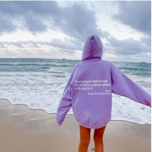 Stylish women's "Alex" humorous graphic hoodie, a cozy sweatshirt perfect for casual, everyday comfort.