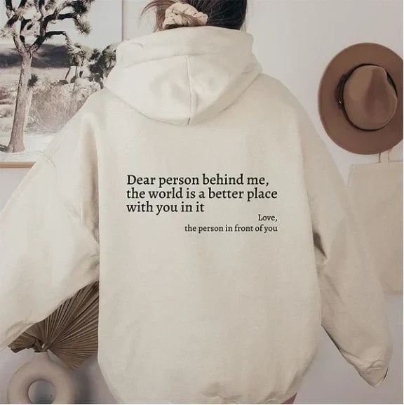 Humorous women's "Alex" graphic hoodie. This cozy sweatshirt offers stylish comfort and a relaxed fit.
