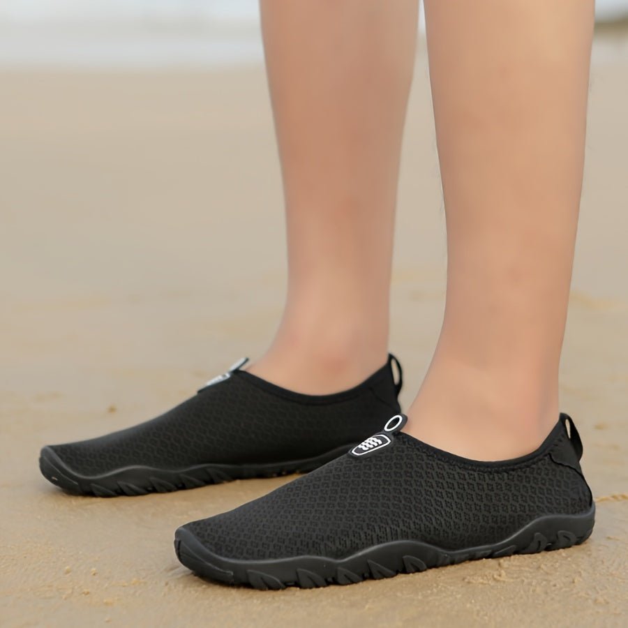 Women's AquaStride rapid dry water shoes with anti-slip sole, perfect for beach, swimming, & pool activities.