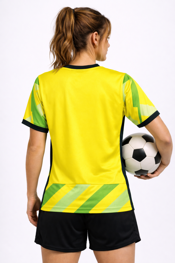 Stylish women's soccer jersey, Australia style, for the 2026 World Cup - athletic wear.