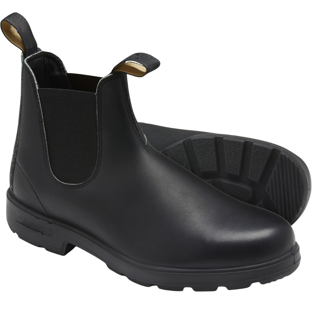 Durable leather Chelsea boots designed for women's work and casual wear
