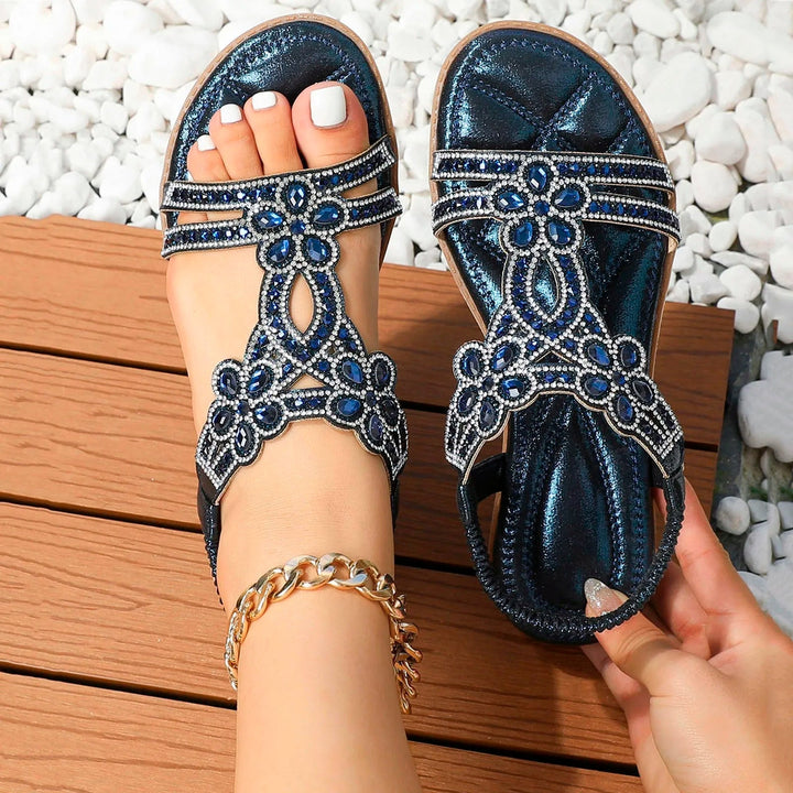 Supportive orthopedic sandals for women, offering a boho look and feel.