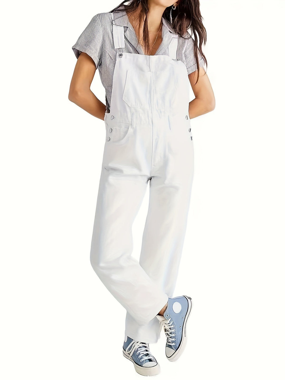 CityEase women's denim jumpsuit, a casual and stylish overall for everyday fashion.