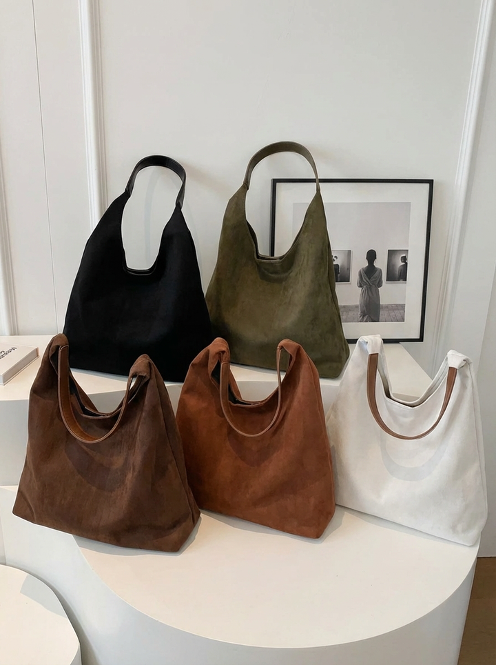 Spacious women's fashion tote bag, great as a casual shoulder bag for travel, work, or an everyday carryall.