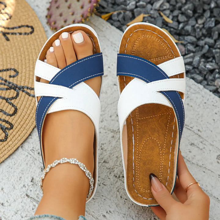 Casual low heel sandals for women, perfect for everyday wear.