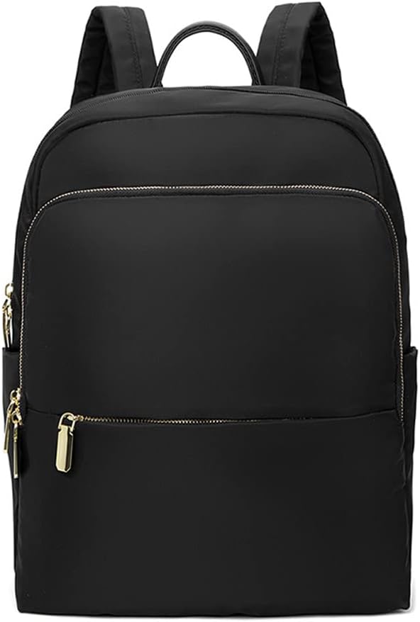 Versatile women's clean waterproof laptop backpack. Suitable for work, school, gym, and travel.