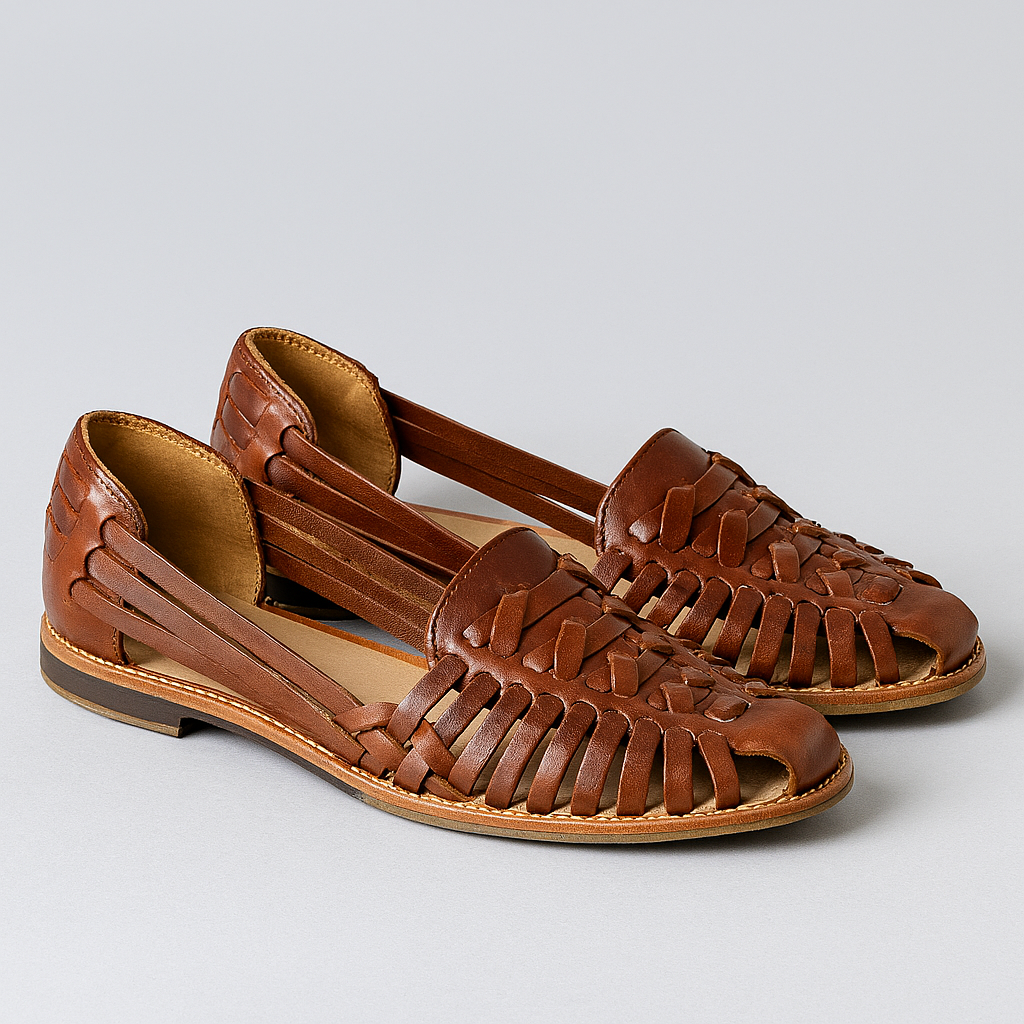 Women's closed toe strappy slingback sandals in tan, perfect for all-day comfort and versatile styling.