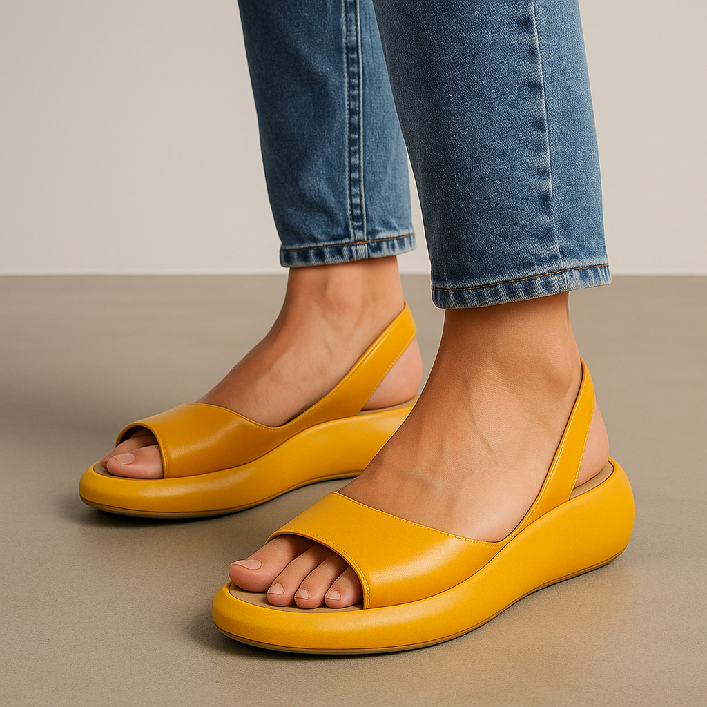 Women's Cloud Cushioned Sandals, ideal for all-day comfort with ergonomic design and arch support.