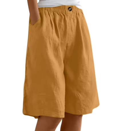 Relaxed fit shorts for women, perfect for casual outings.