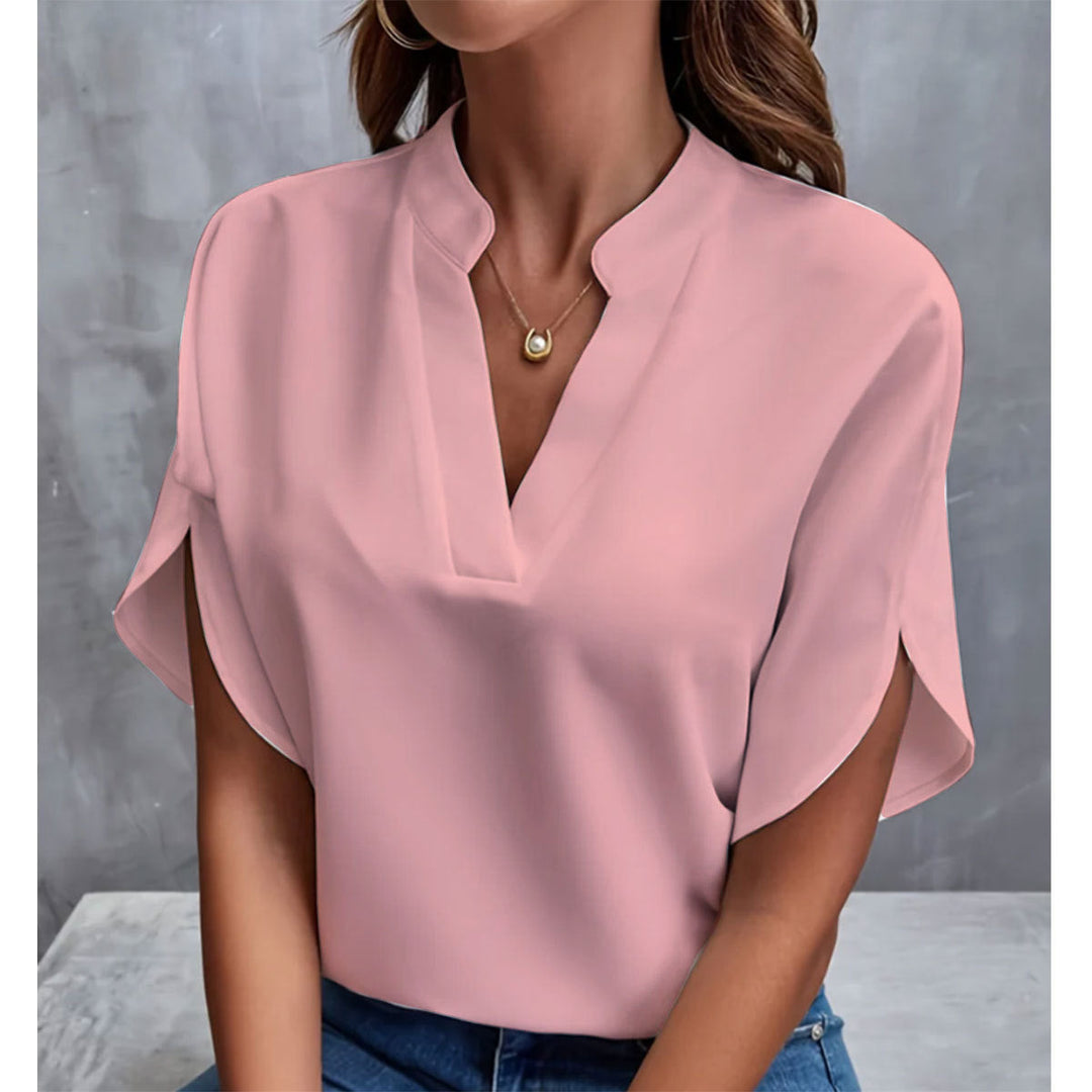 Lightweight short sleeve t-shirt for women, perfect for summer and workwear.