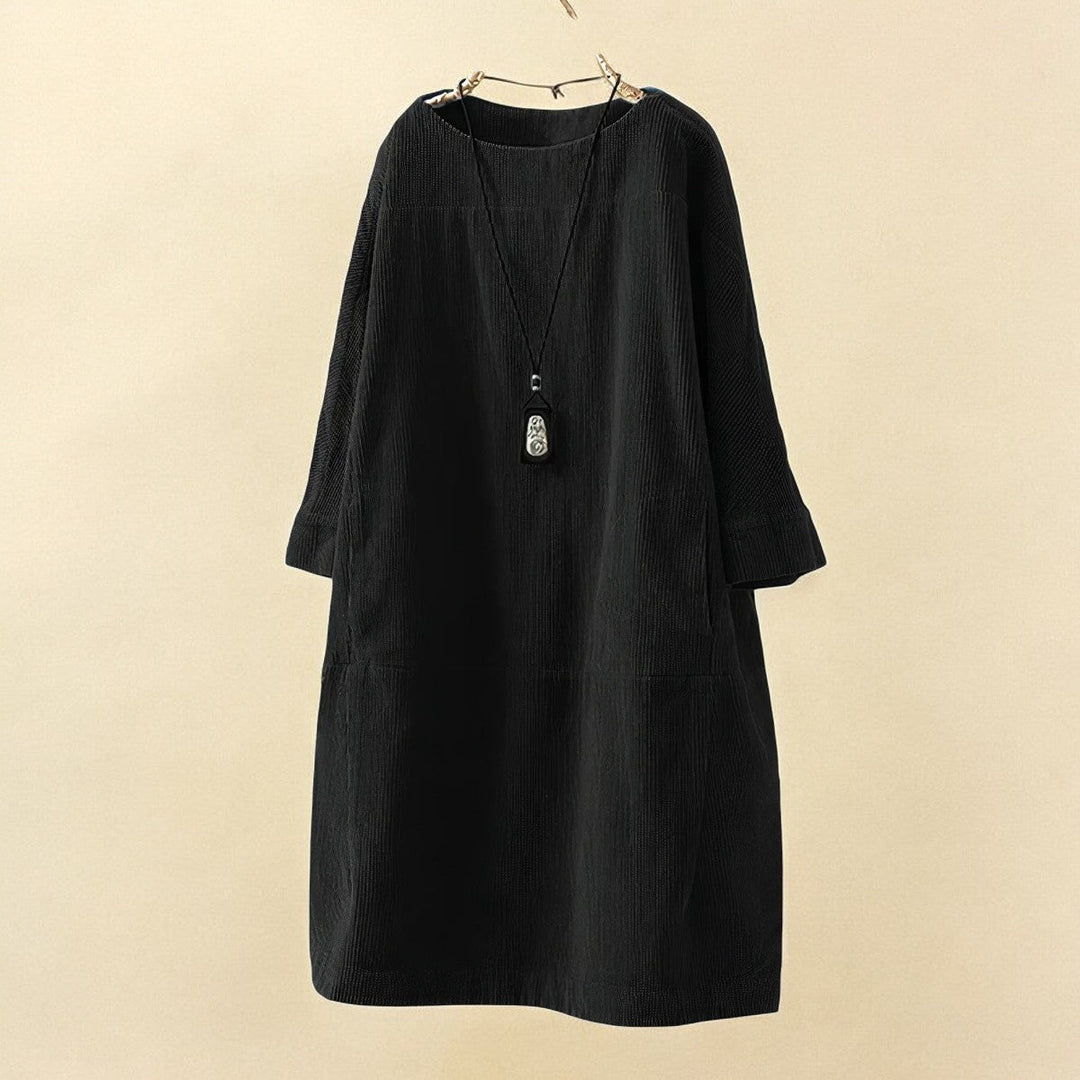 Elegant evening dress with built-in tummy control for a smooth look.