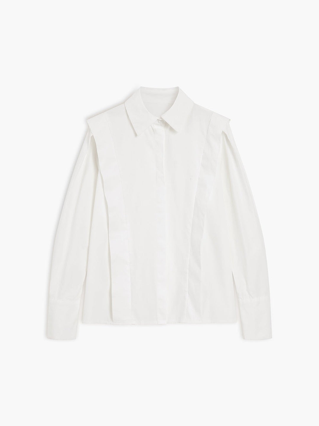 Chic women's long sleeve blouse, ideal for workwear and casual elegance.